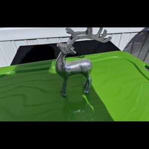 Christmas Silver Reindeer Holiday Decor